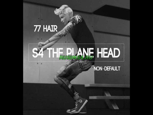 Модная прическа для симов от the 77