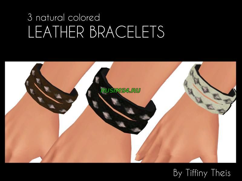 leather bracelets от tiffybee от tiffybee