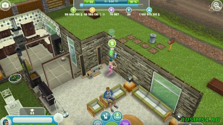 Взломанную версию the sims freeplay