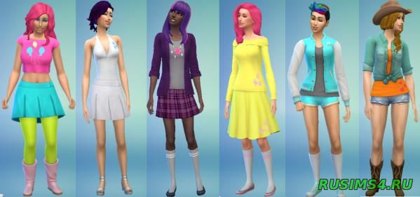 My little pony in the sims скачать