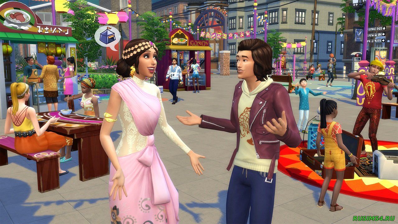 Sims 4 жизнь в городе скачать торрент