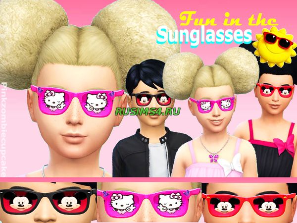 Детские солнцезащитные очки от Pinkzombiecupcakes