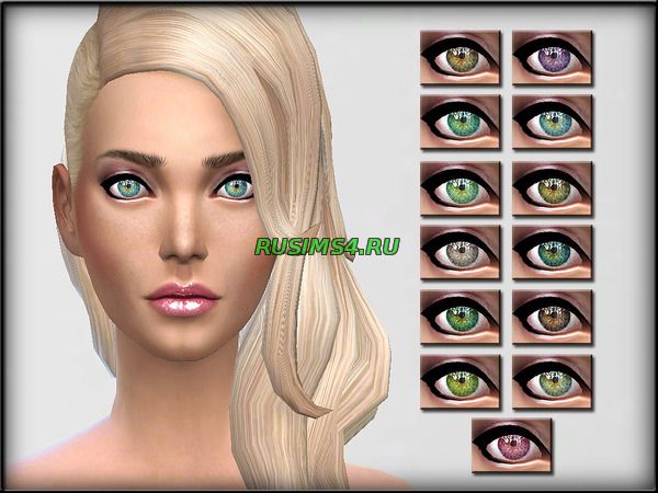 Большая коллекция женских глаз от ShojoAngel