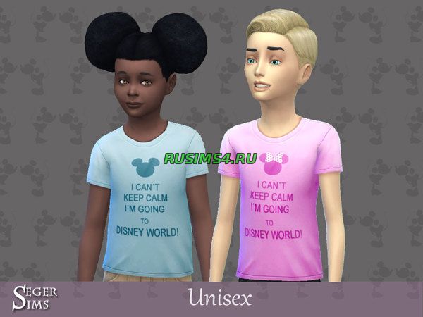 Детские футболки Unisex от SegerSims