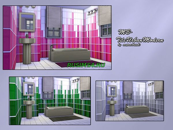 Плитка для ванной комнаты от matomibotaki