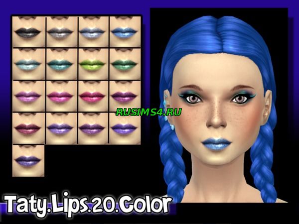 цвет губ от tatygagg