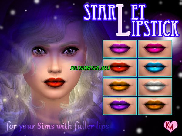 цвет губ от kokoroworks