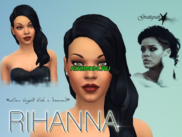 симка Рихана Фенти от grattgratt