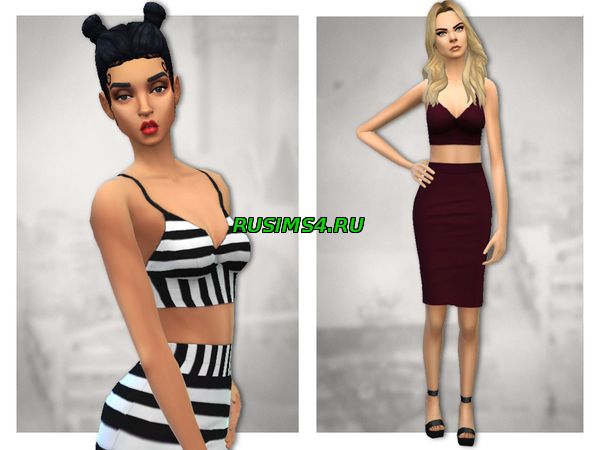 юбки и лифчик от Sentate