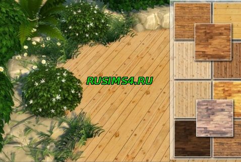 Напольное покрытие Wood Floors 3 от Pralinesims