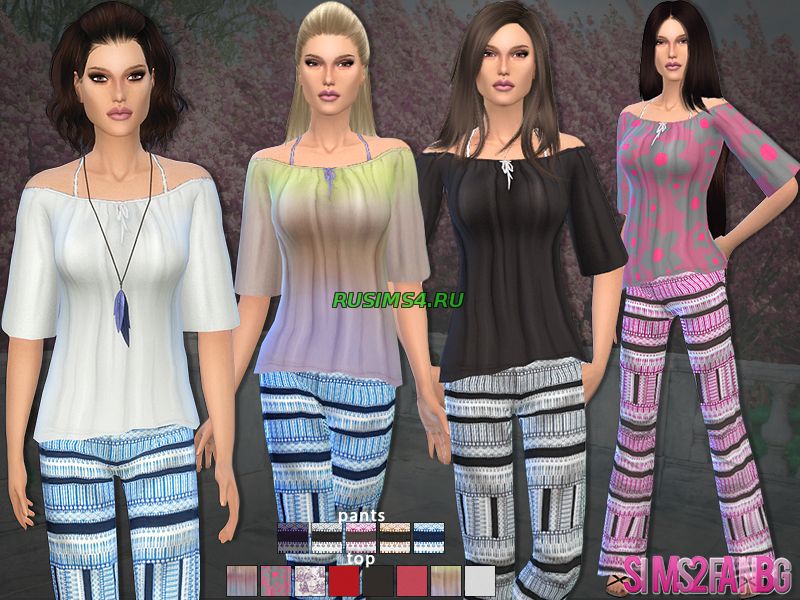 комплект одежды от sims2fanbg